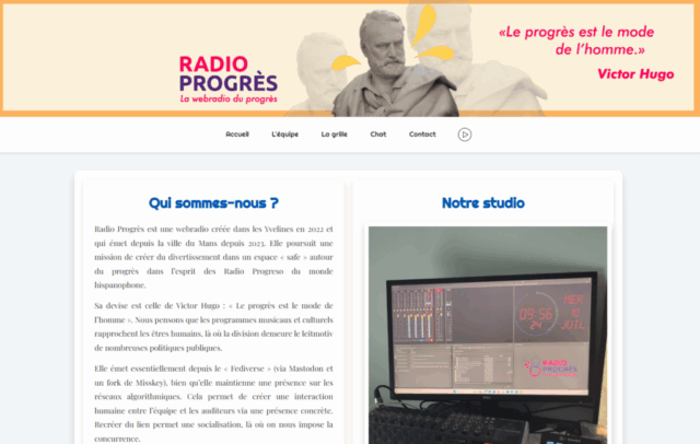 Les dernières moutures du site à la mano