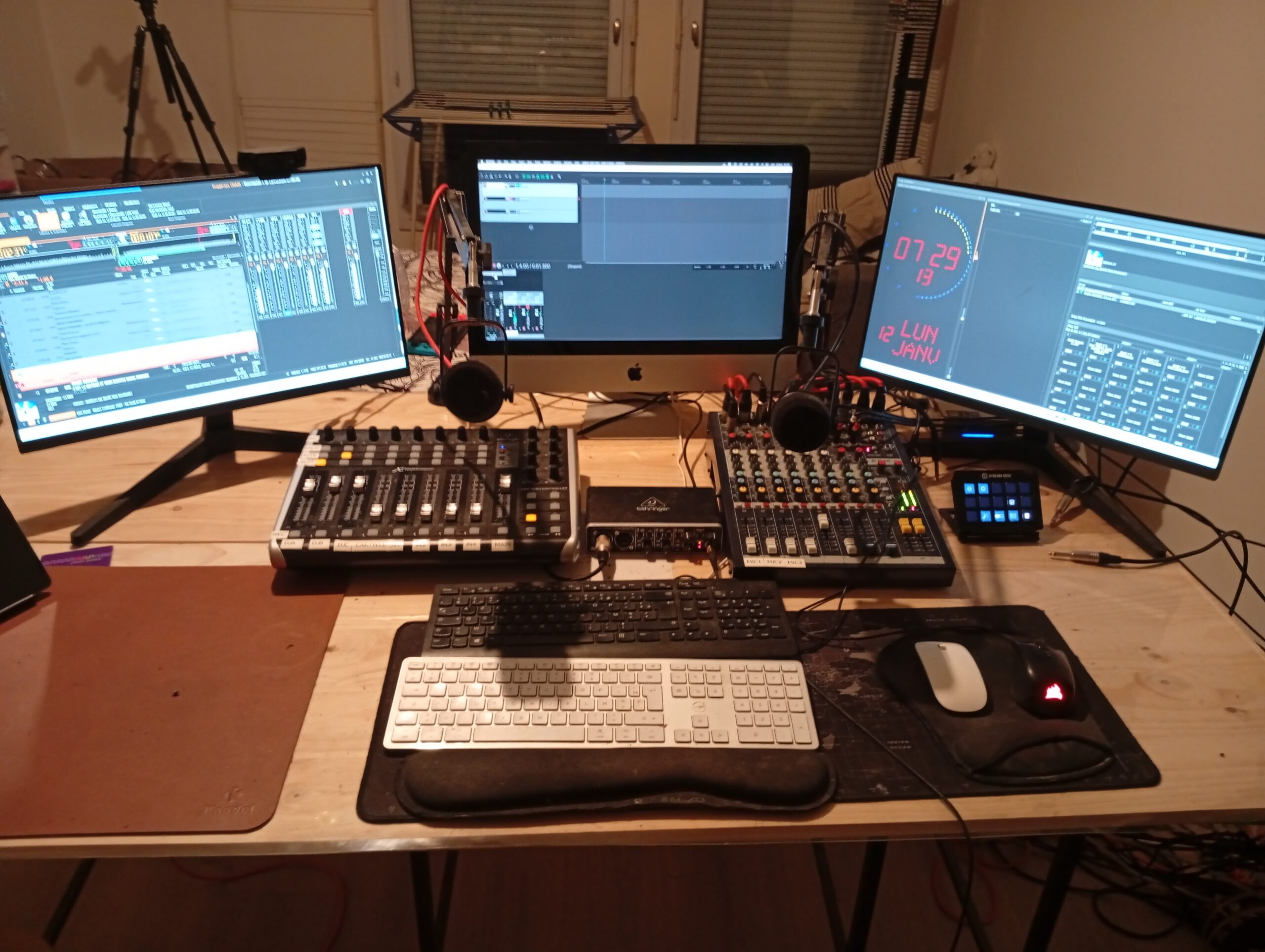 Le montage de votre webradio actuellement